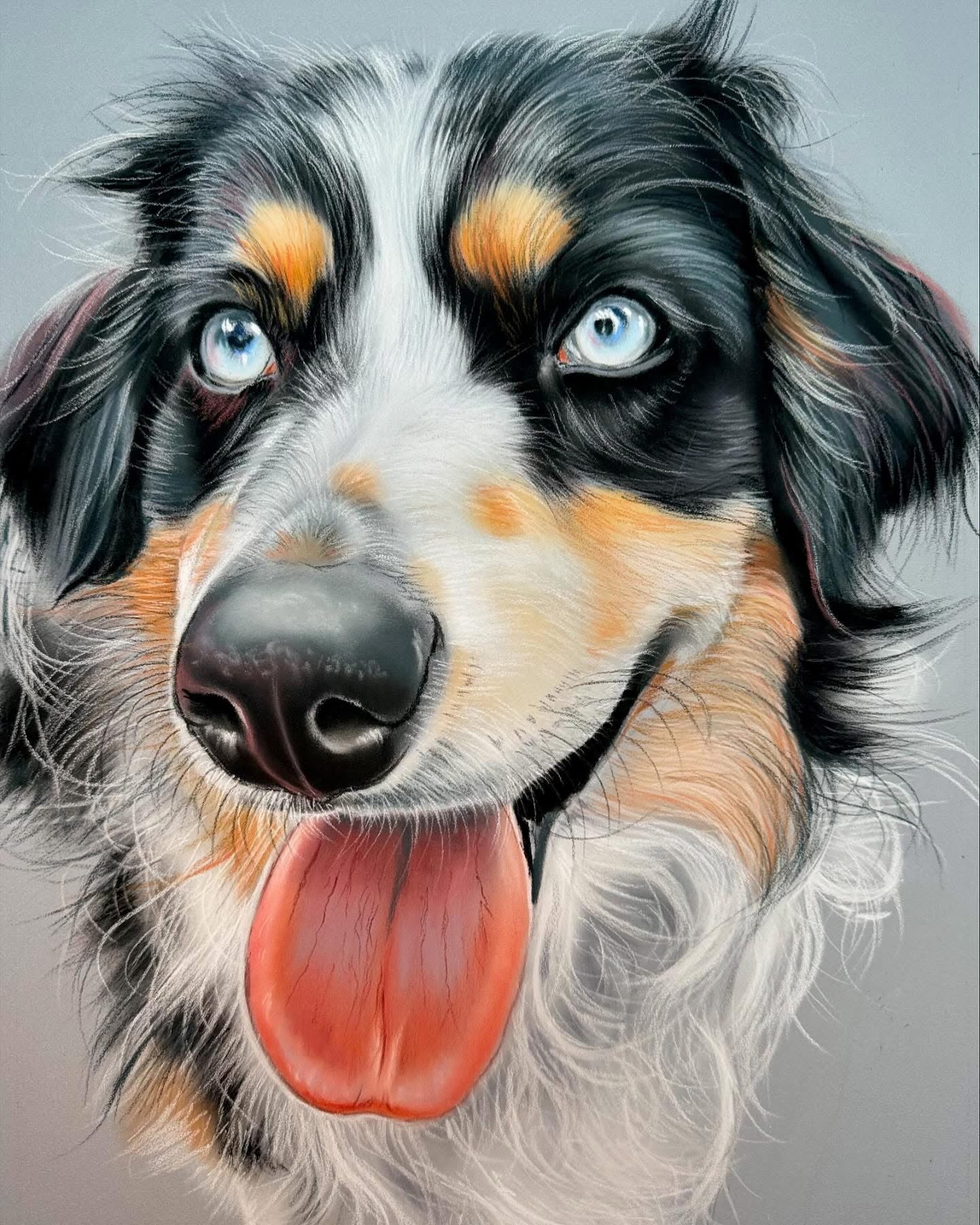 Premium Hand-Drawn Memorial Gift | Luxury Custom Pet Portrait | Bespoke Dog Portrait